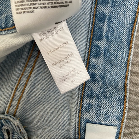 Agolde Light Blue Straight Leg Jeans - Picture 11 of 13